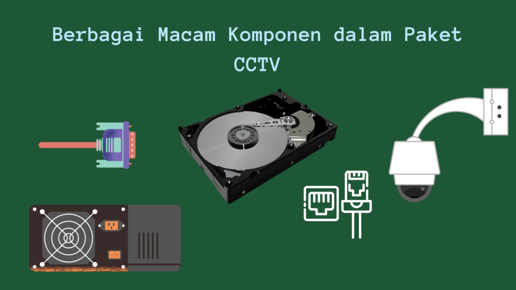 Berbagai Macam Komponen Dalam Paket CCTV