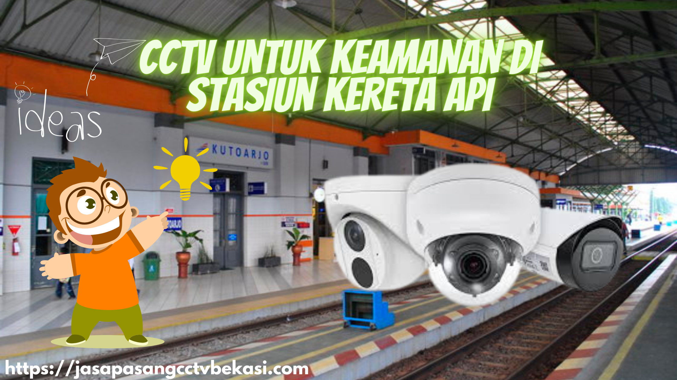 CCTV untuk Keamanan di Stasiun Kereta Api