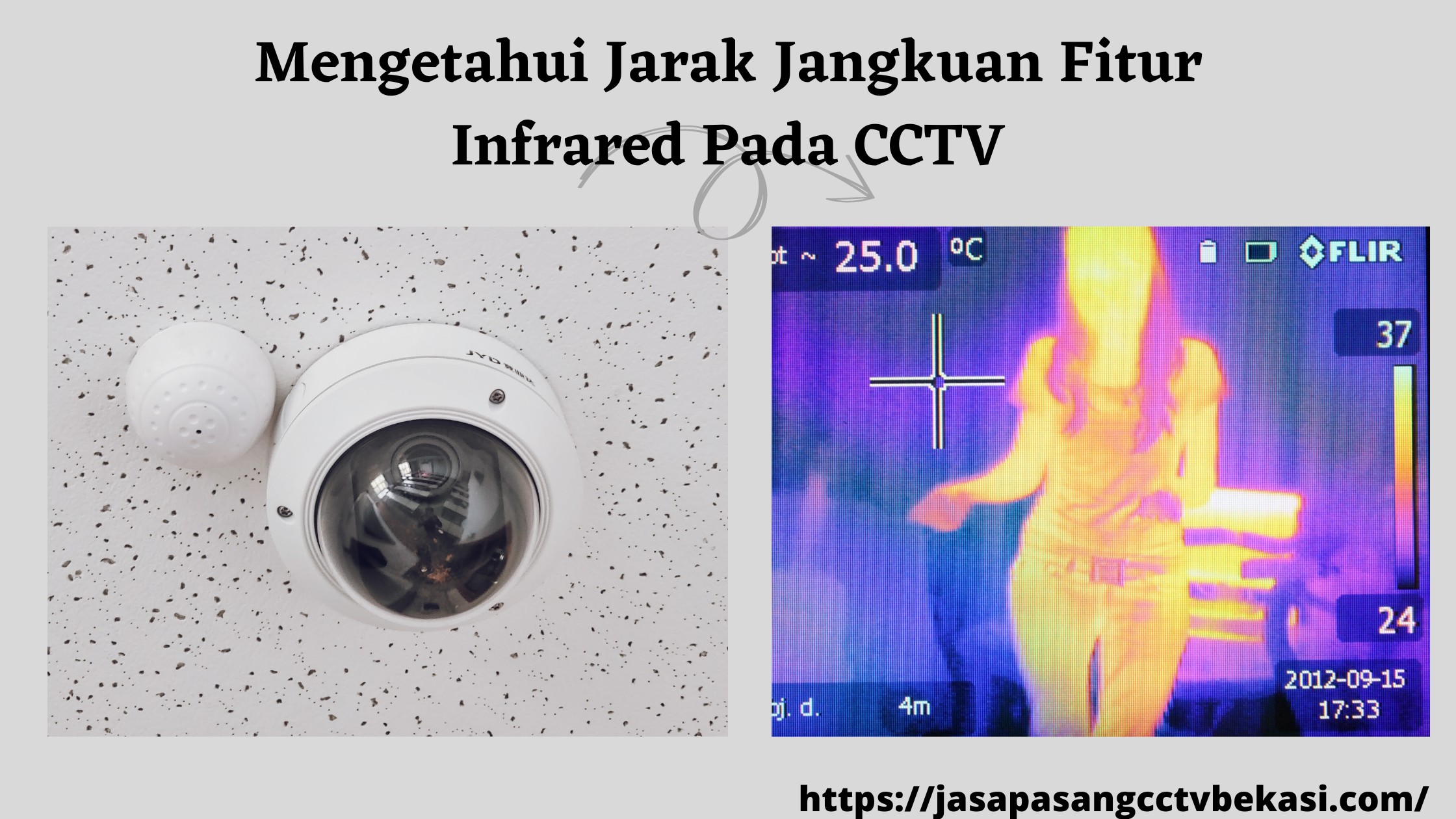 Mengetahui Jarak Jangkuan Fitur Infrared Pada CCTV