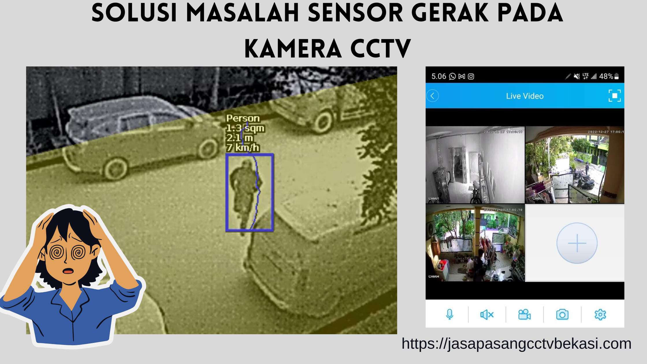 Solusi Masalah Sensor Gerak Pada Kamera CCTV