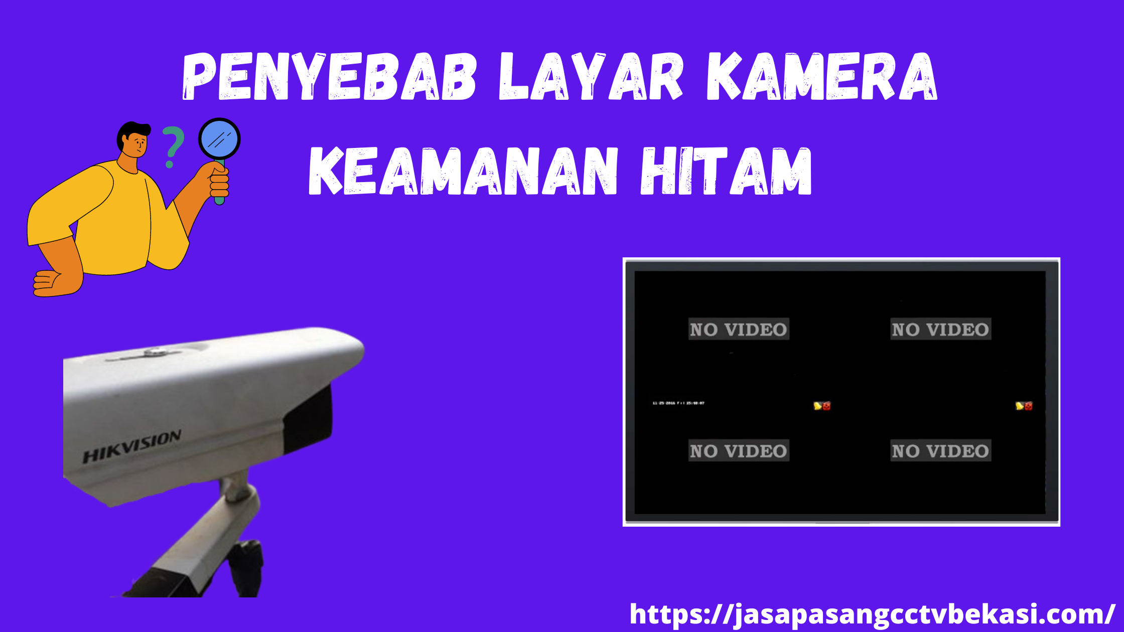 Penyebab Layar Kamera Keamanan Hitam